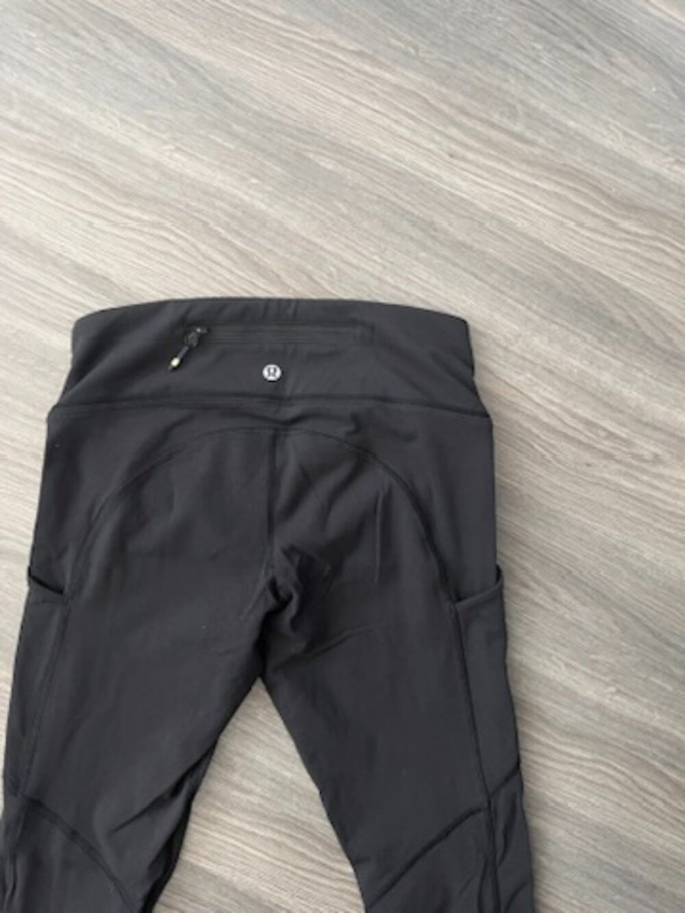 Lululemon Leggings Womens 4 Black Speed Tight IV Ruched Ankle